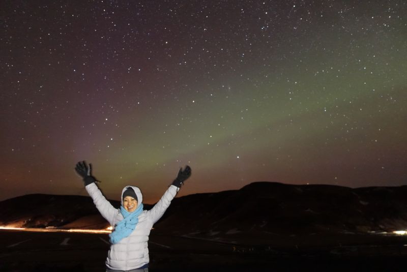 Cara Was Excited to See the Northern Lights in Iceland