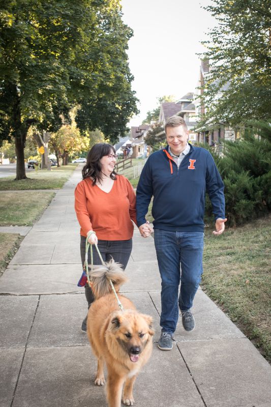 Our Neighborhood Has Lots of Great Places to Walk Sadie