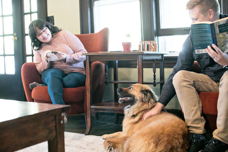 Family Hangout in the Living Room