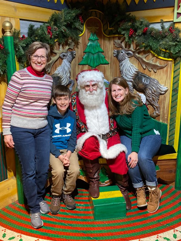 Visit With Macy's Santa in NYC