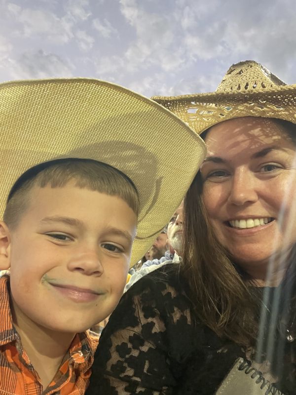 Rachel & Sam at the Rodeo