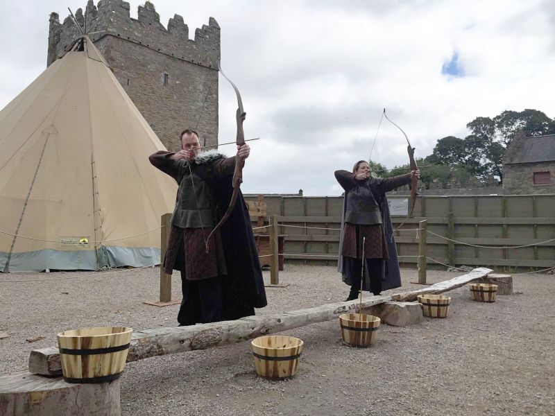 Archery Lesson at the Winterfell (Game of Thrones) Filming Site in Northern Ireland