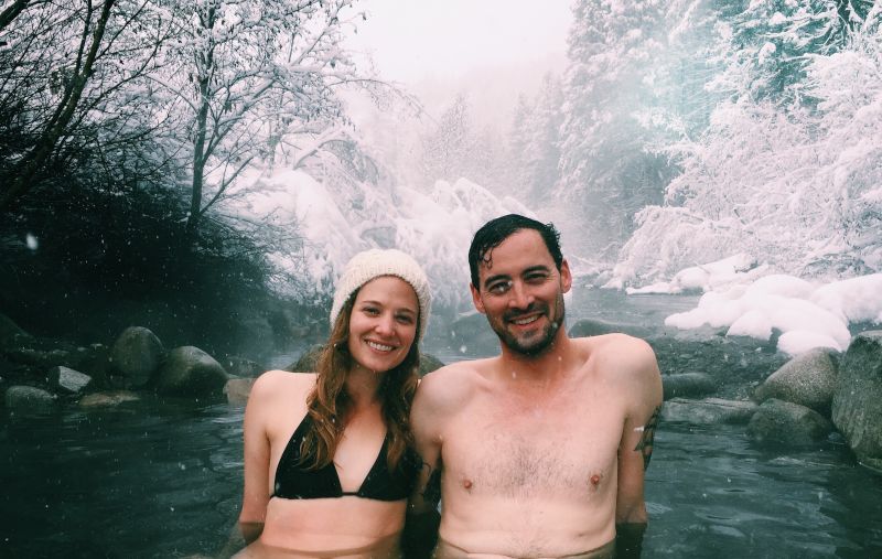 At Hot Springs in Idaho