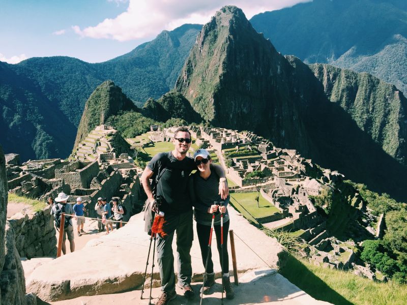 At Machu Picchu