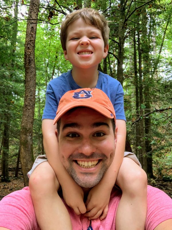 Clay Hiking With Our Nephew