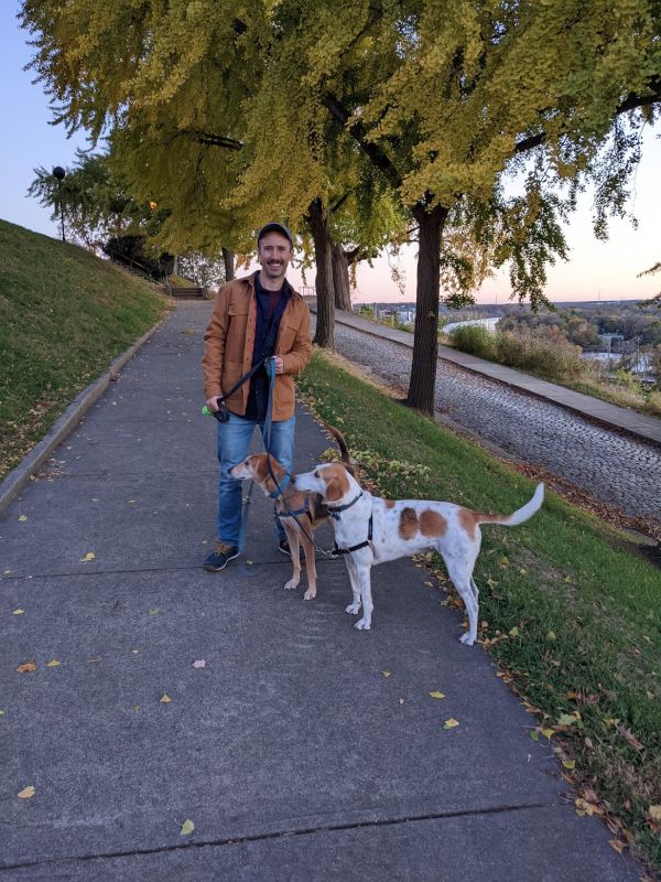 Our Neighborhood Parks Are a Great Place To Walk the Dogs & Catch the Sunset Over the City