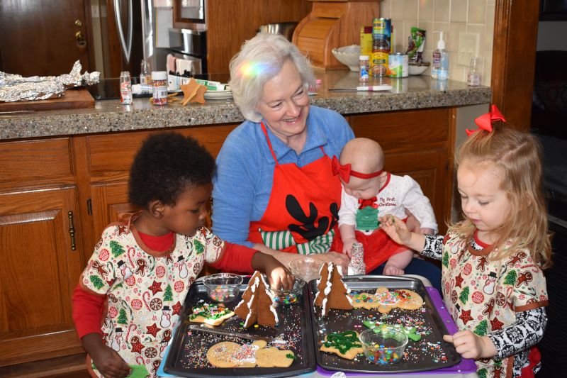 Decorating Cookies With Grammie