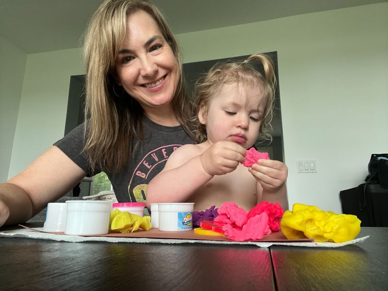 Play Dough Time With Our Niece