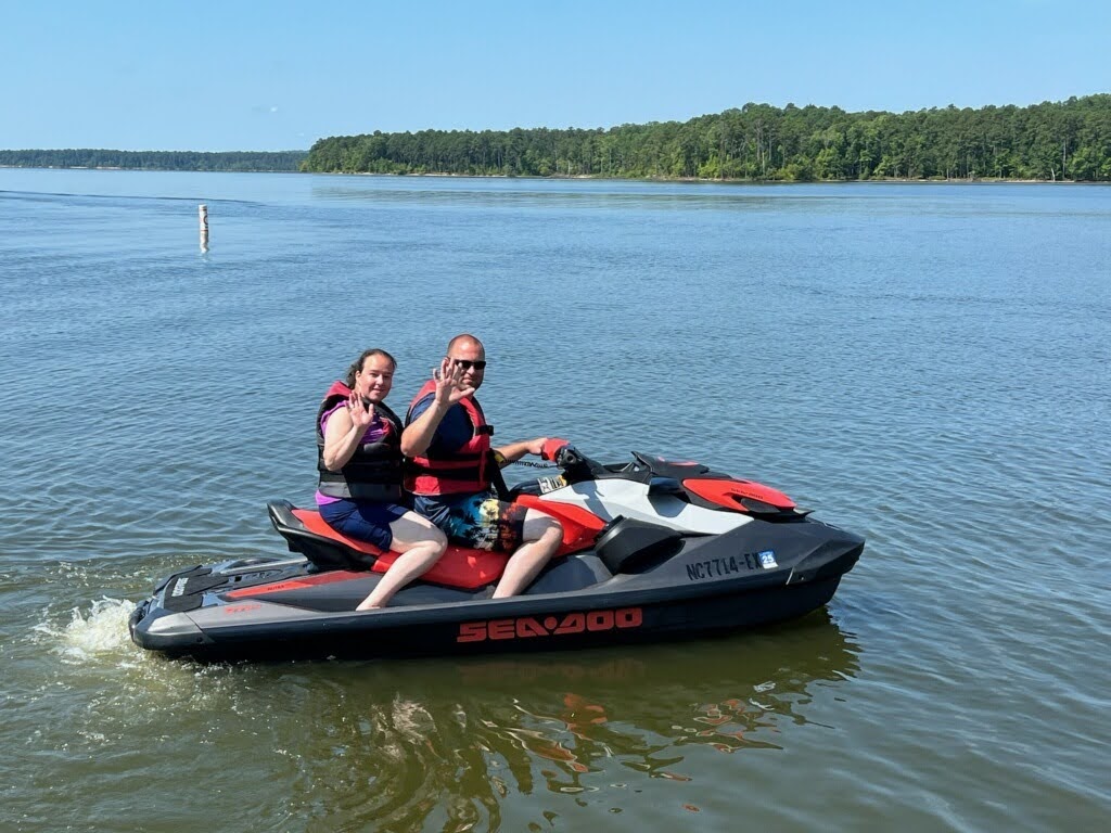 Jet Skiing at the Lake