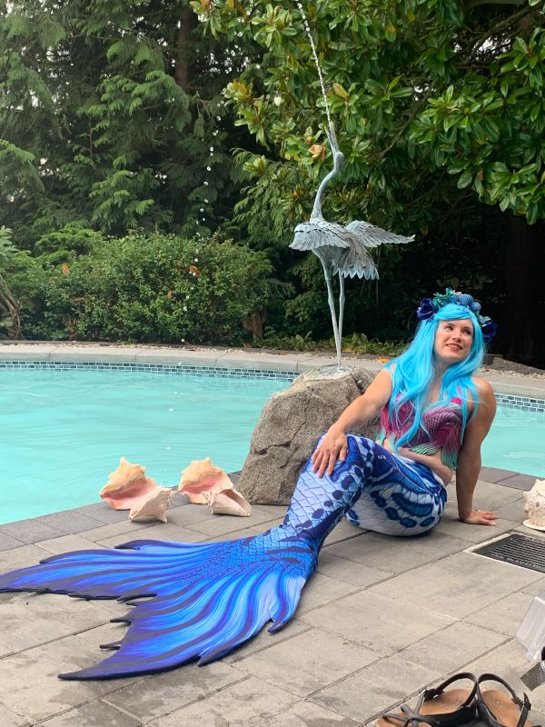Liane Doing a Mermaid Photo Shoot