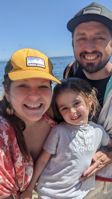 Enjoying a Beach Day Together