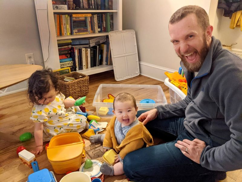 Caleb Having a Blast With Our Friend's Children