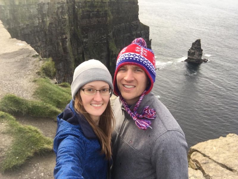 At the Cliffs of Moher, Ireland