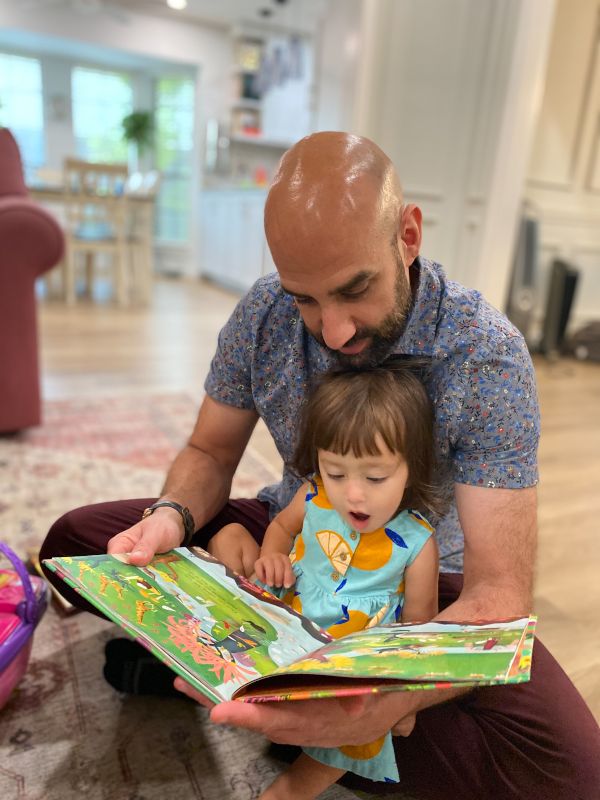 Reading With Our Niece