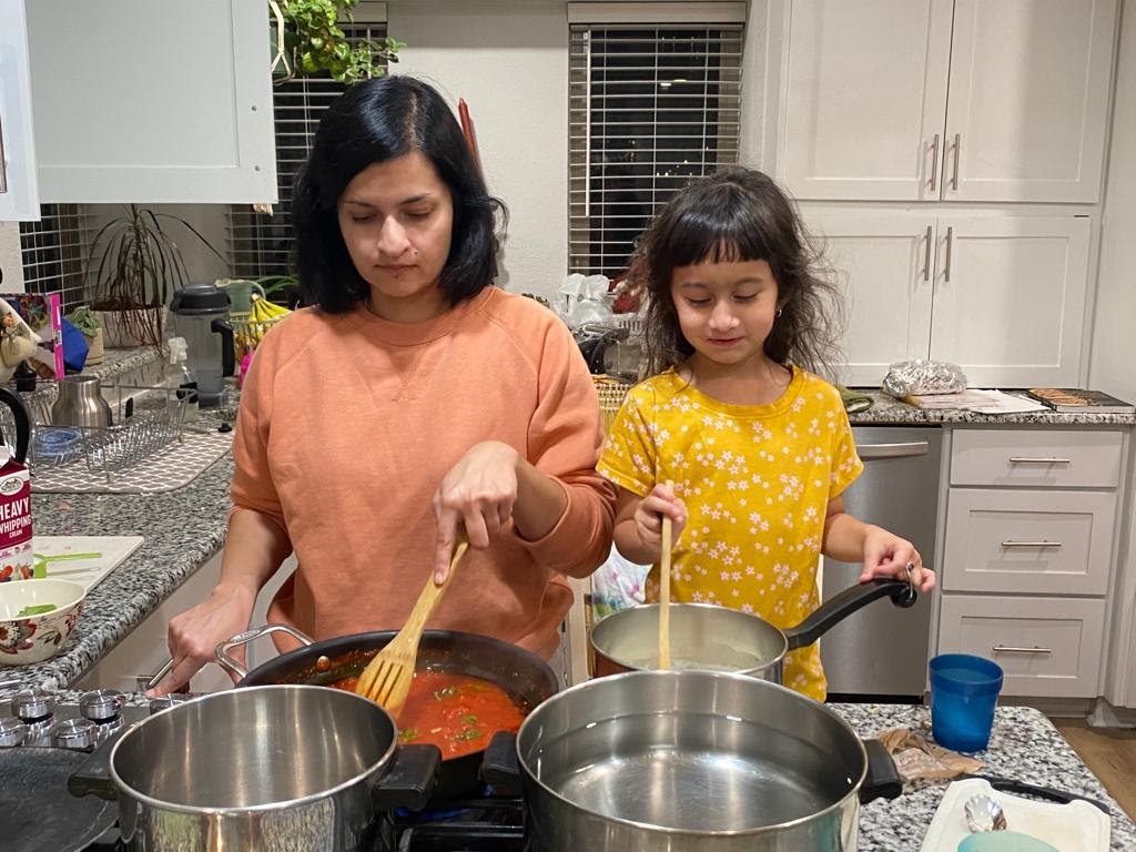 Cooking With Our Niece