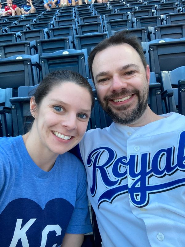 Cheering On Our Baseball Team