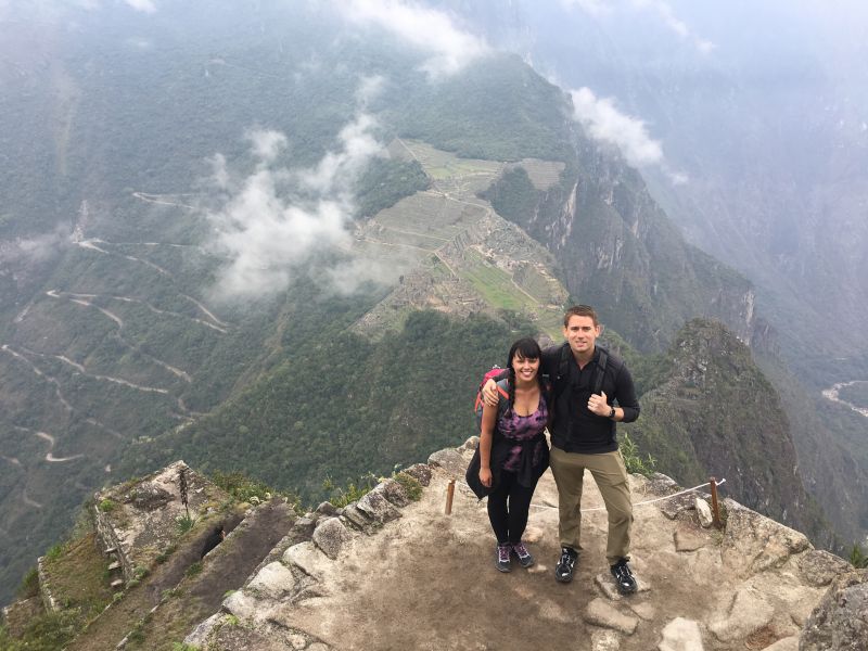 At Machu Picchu