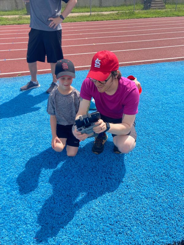 Spencer Flying a Drone with his Nephews