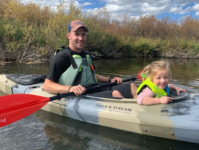 Ellie's First Time Kayaking