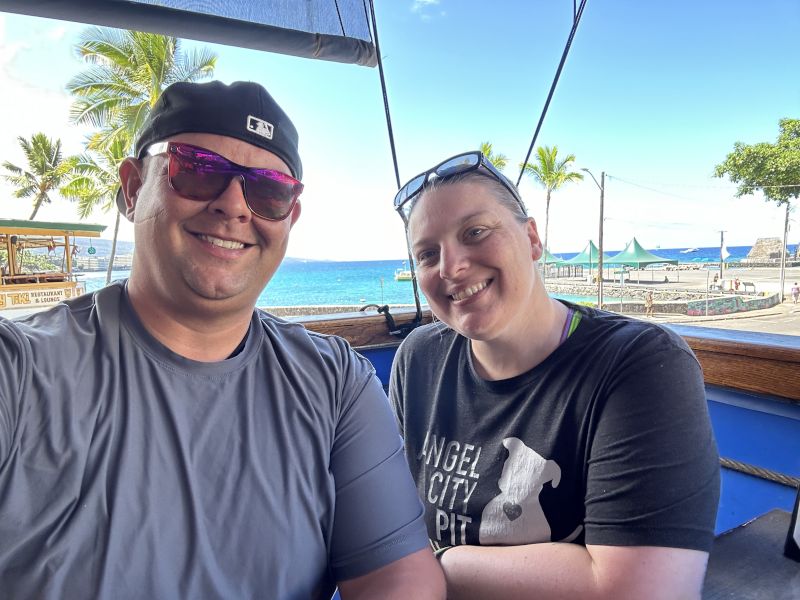 Breakfast in Kona, Hawaii