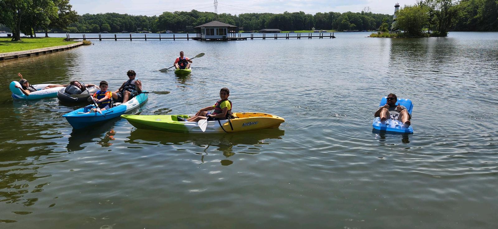 Fun at the Lake on Vacation