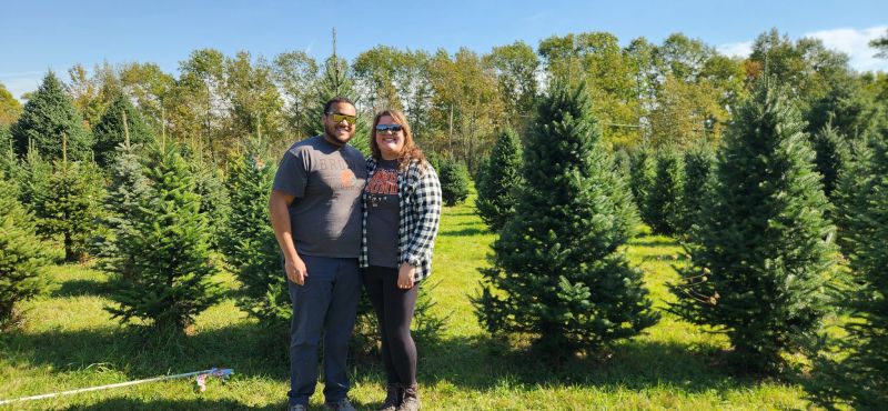At the Christmas Tree Farm