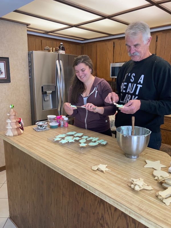 Frosting Cookies!