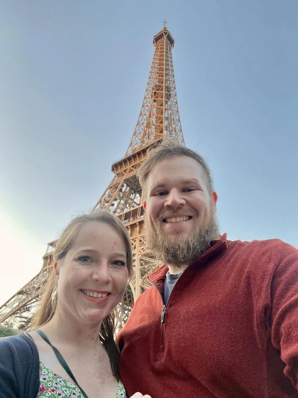By the Eiffel Tower