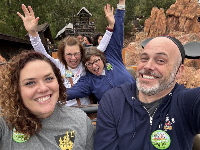 With Ron's Mom and Sister