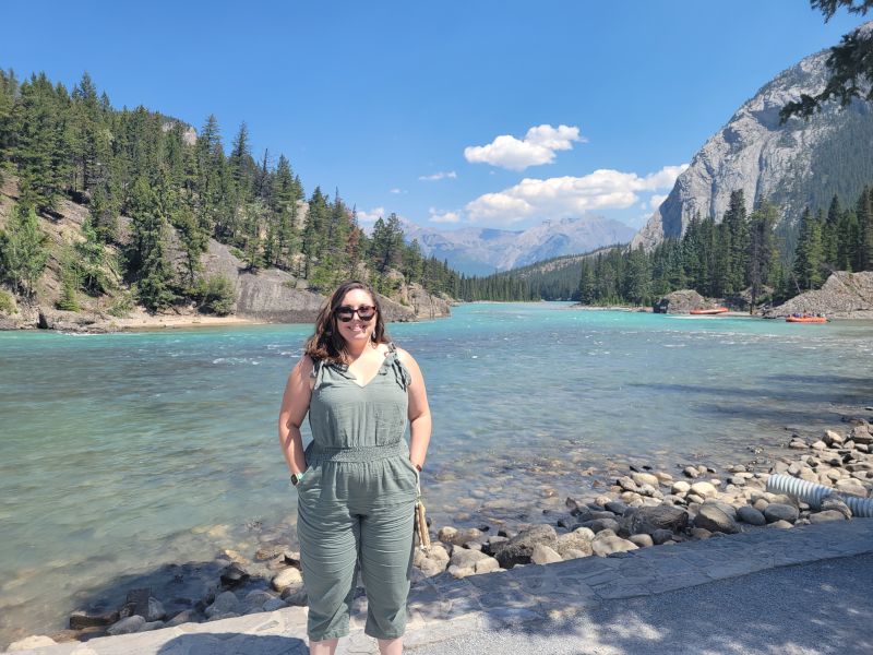 Anna in Banff