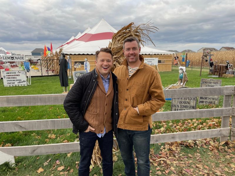 At a Pumpkin Farm