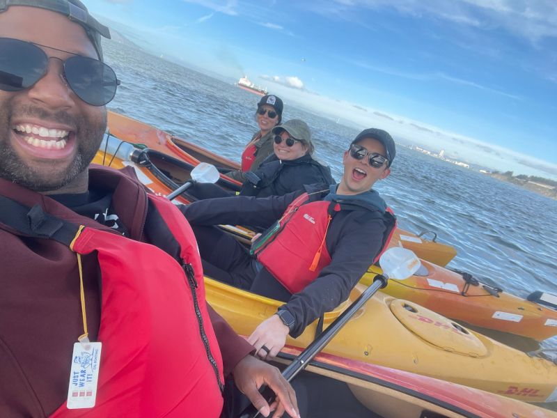 Kayaking with Friends