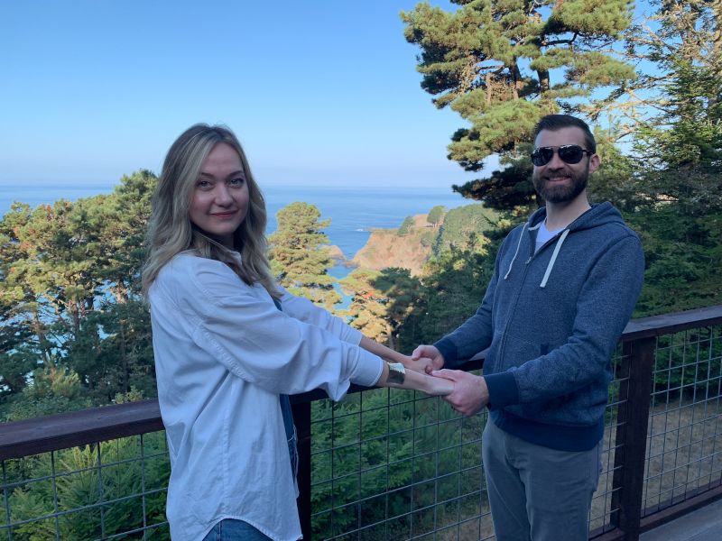 At the Pacific Coast