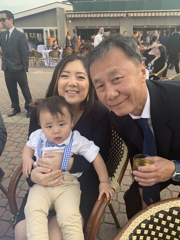 Grace with Her Dad and Nephew