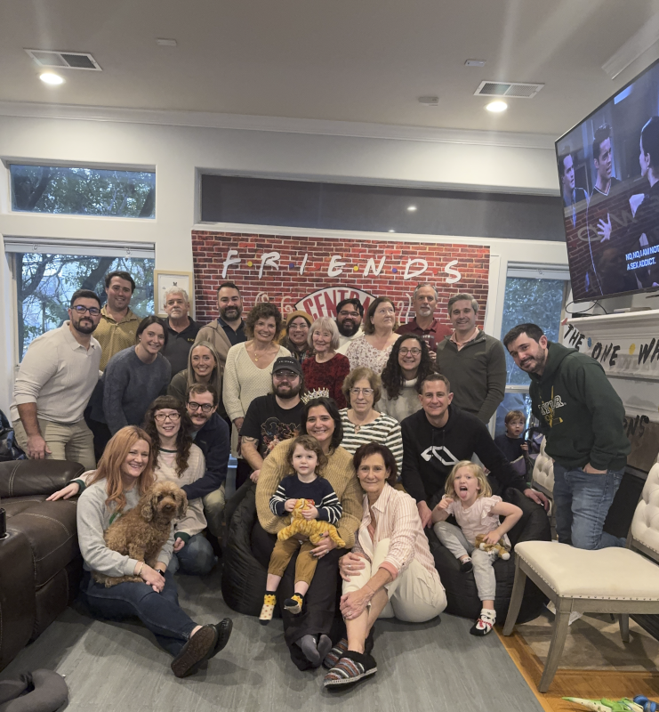 With Close Friends and Family