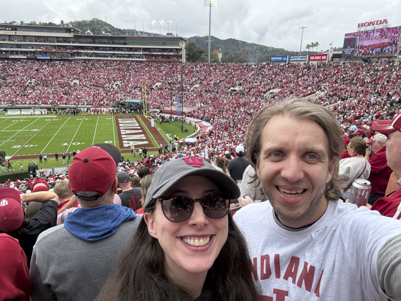 At The Rose Bowl
