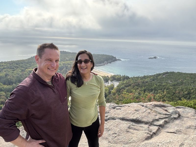 View after a Hike in Maine