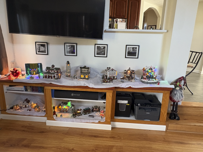 Every Year We Add to Our Christmas Village