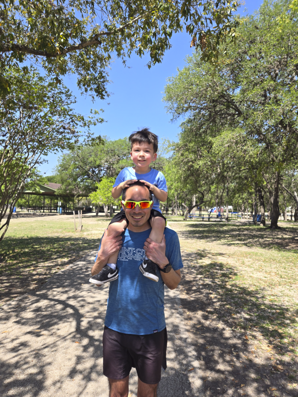Robby & Nephew, Monroe, at the Park
