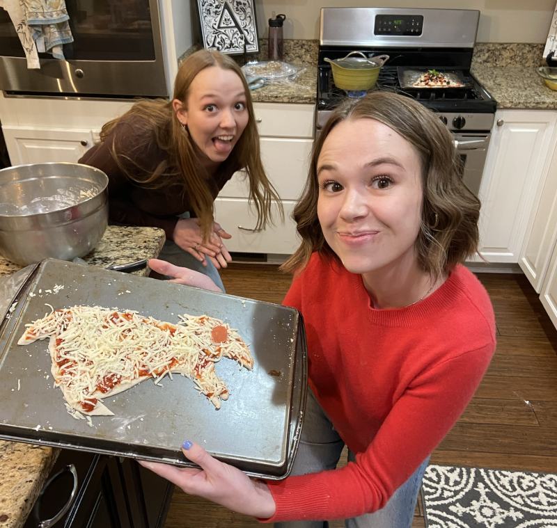 Making a Rat Shaped Pizza