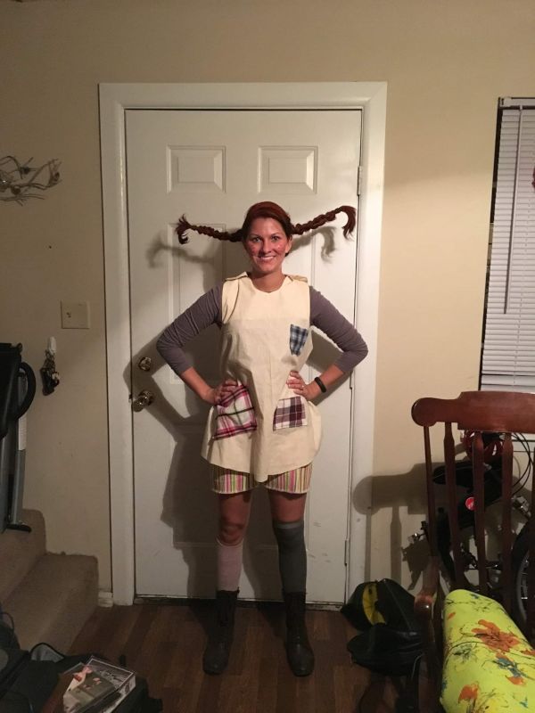 Pippi Longstocking for the Army Halloween Fun Run