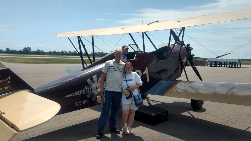 Getting Ready to Fly in a Bi-Plane