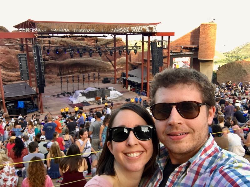 At an Outdoor Concert in Colorado