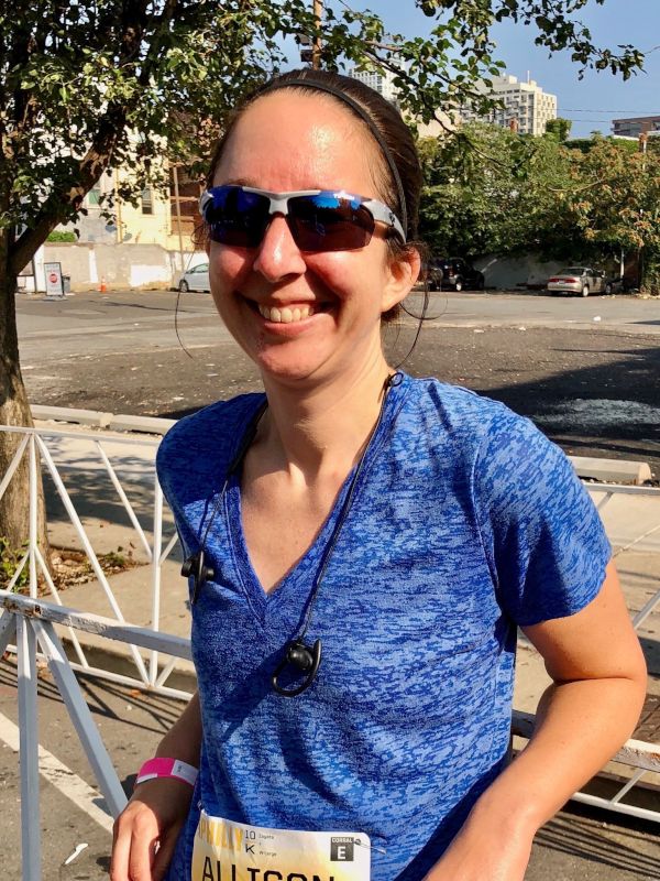 Allison After a 10K Race