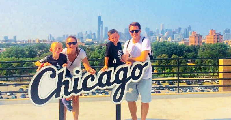 White Sox Game With Our Niece & Nephew