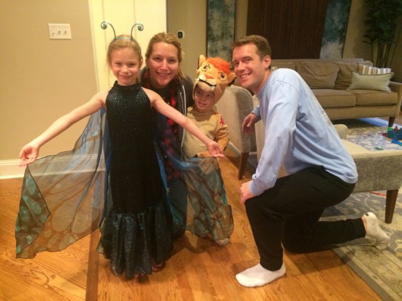 Taking Our Niece & Nephew Trick-or-Treating