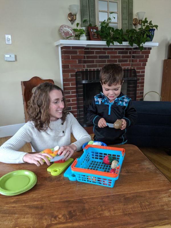 Gregory & Rebecca Preparing Dinner