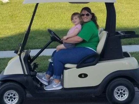 Riding the Golf Cart through the Neighborhood