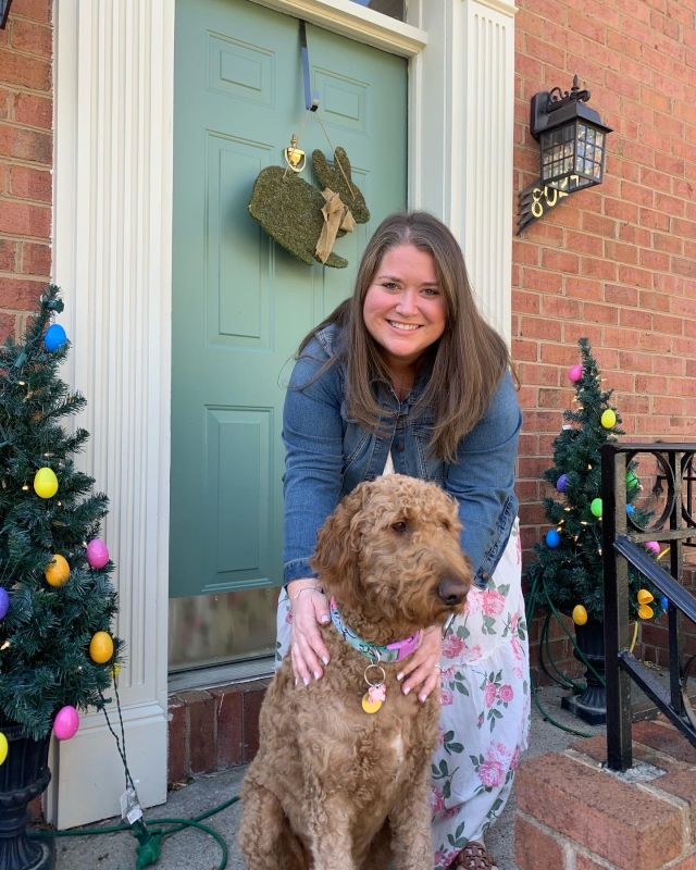 Celebrating Easter With Our Goldendoodle, Maggie