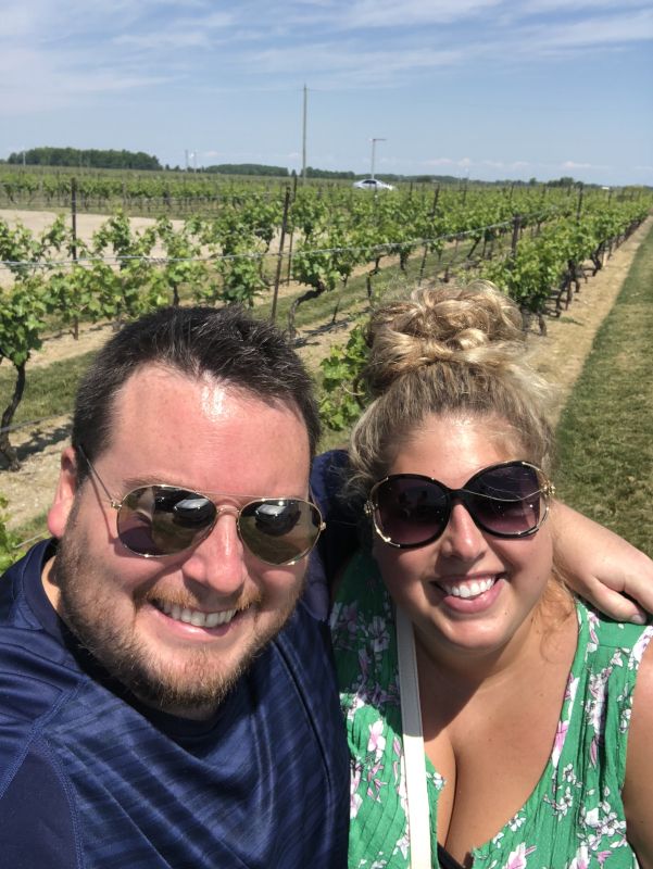 Exploring a Vineyard on Vacation